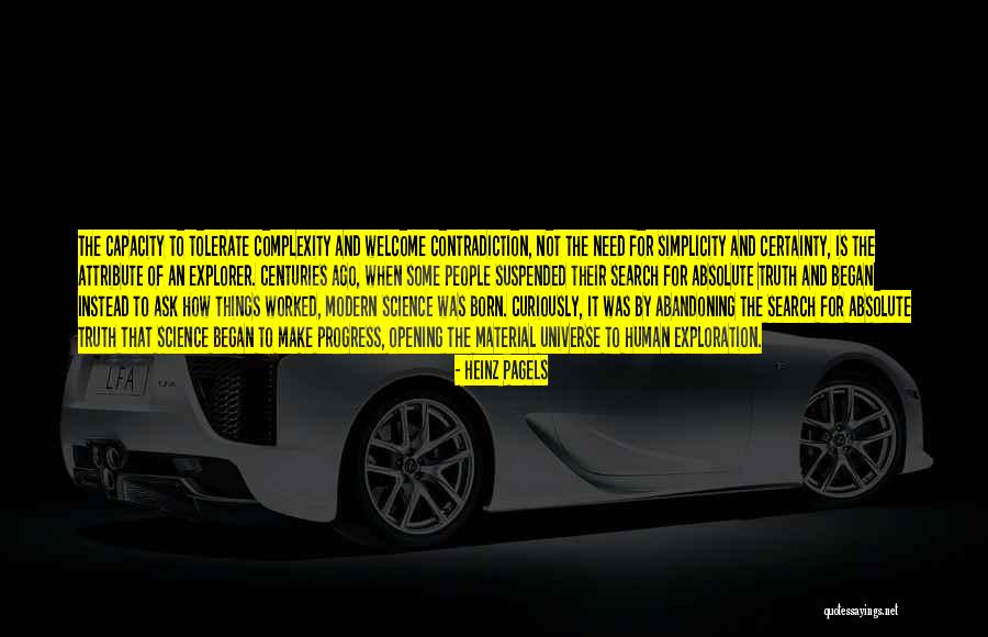 Abandoning People Quotes By Heinz Pagels