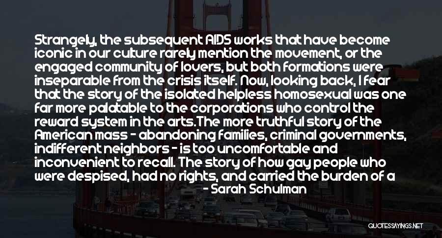 Abandoning People Quotes By Sarah Schulman