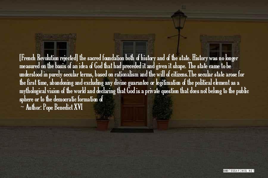 Abandoning Quotes By Pope Benedict XVI