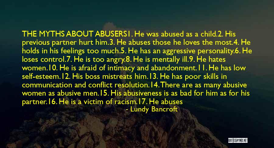 Abandonment Of A Child Quotes By Lundy Bancroft