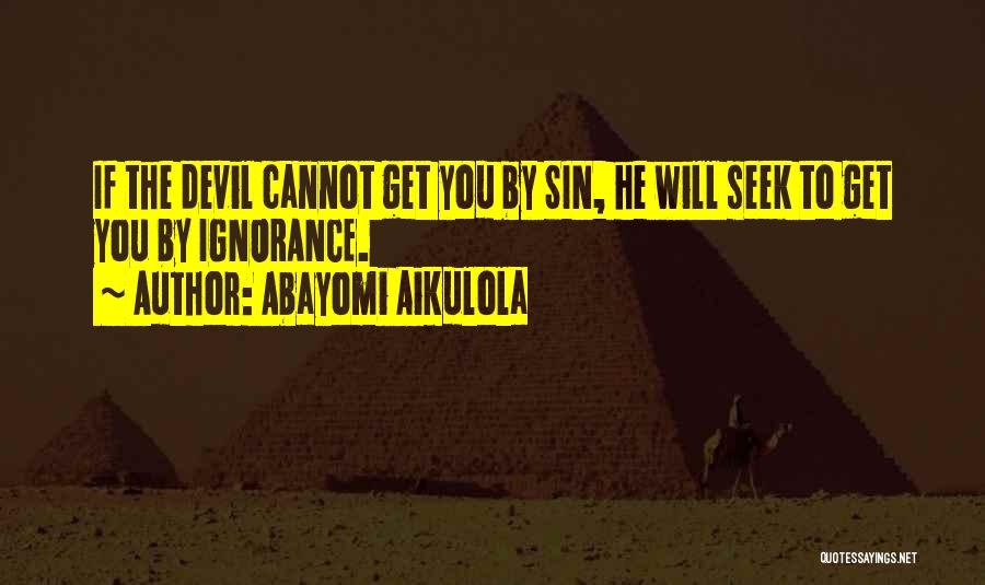 Abayomi Aikulola Quotes 960713
