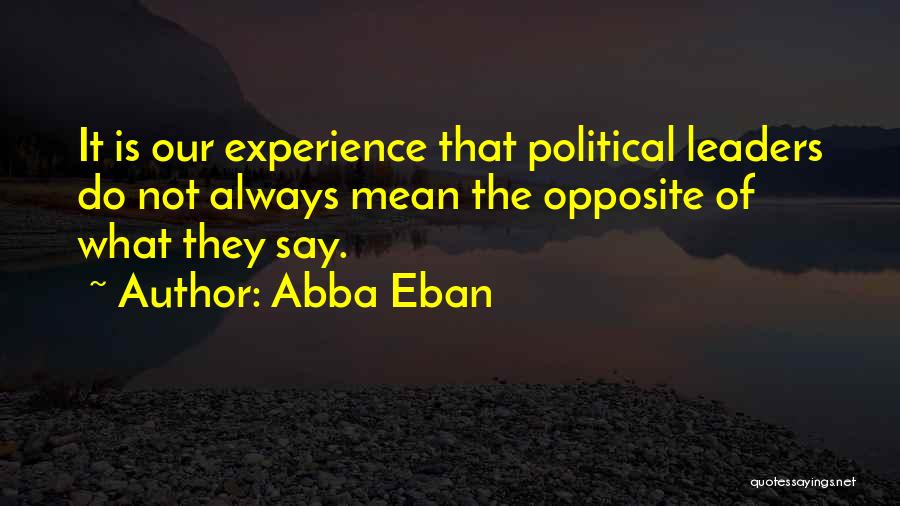 Abba Eban Quotes 852455