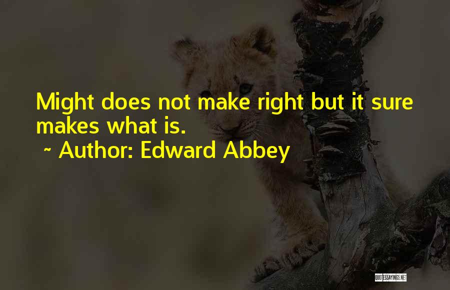 Abbey Quotes By Edward Abbey