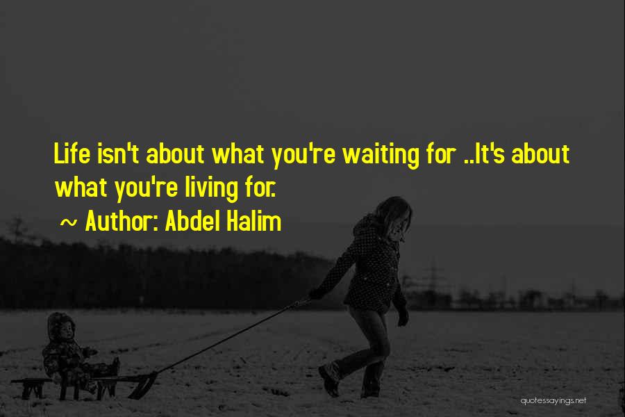 Abbie Carmichael Quotes By Abdel Halim