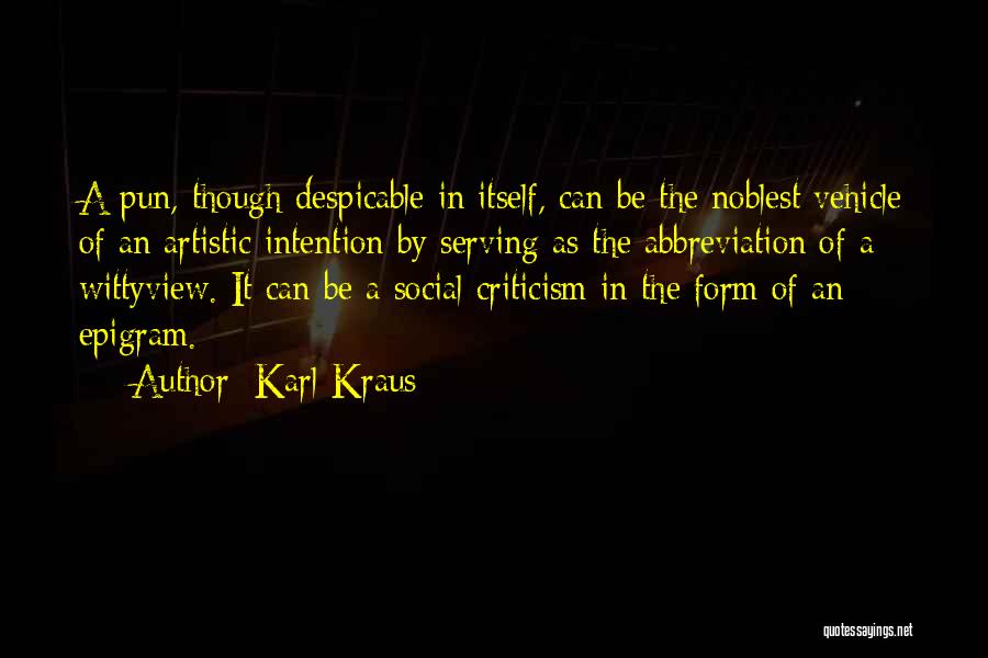 Abbreviations Quotes By Karl Kraus