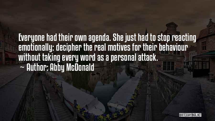 Abby McDonald Quotes 932529