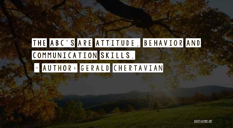 Abc's Quotes By Gerald Chertavian