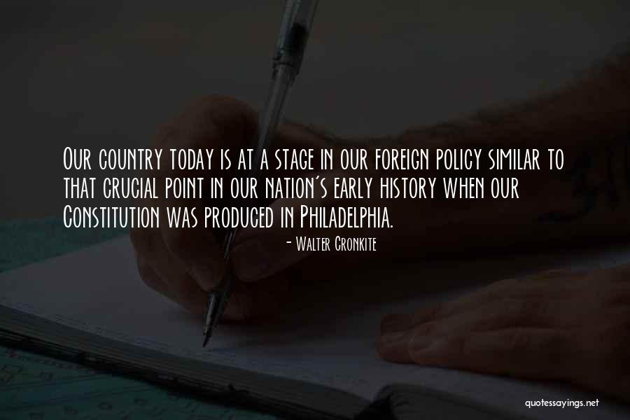 Abdessalam Elidrissi Quotes By Walter Cronkite
