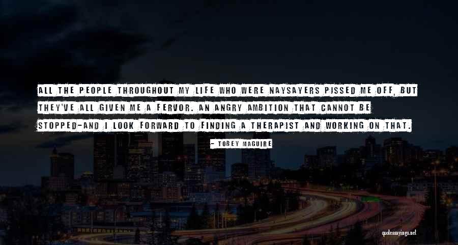 Abdolreza Ganji Quotes By Tobey Maguire Abdolreza Ganji Quotes By Tobey Maguire