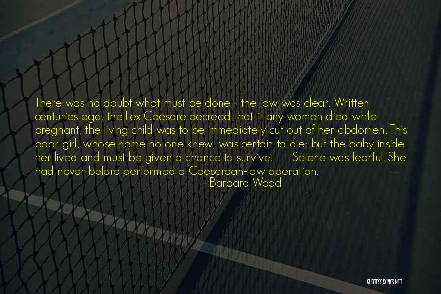 Abdomen Quotes By Barbara Wood