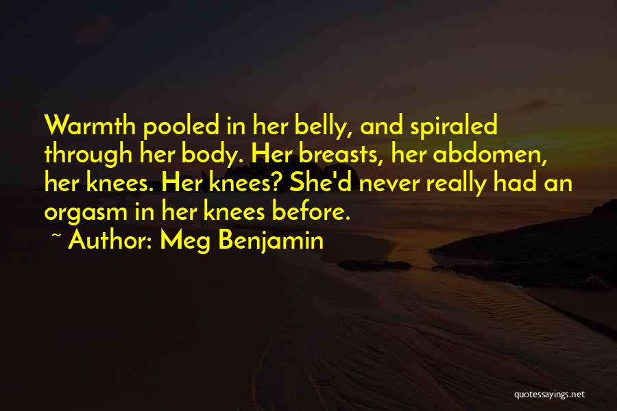 Abdomen Quotes By Meg Benjamin
