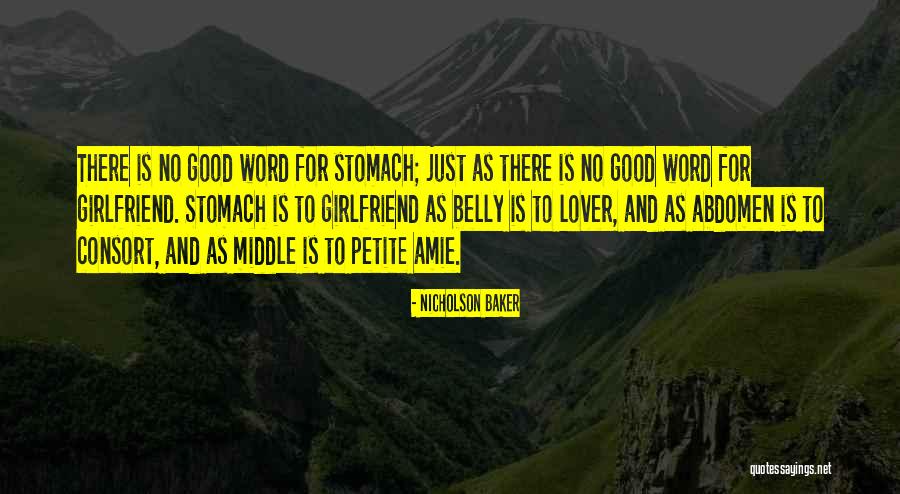 Abdomen Quotes By Nicholson Baker Abdomen Quotes By Nicholson Baker