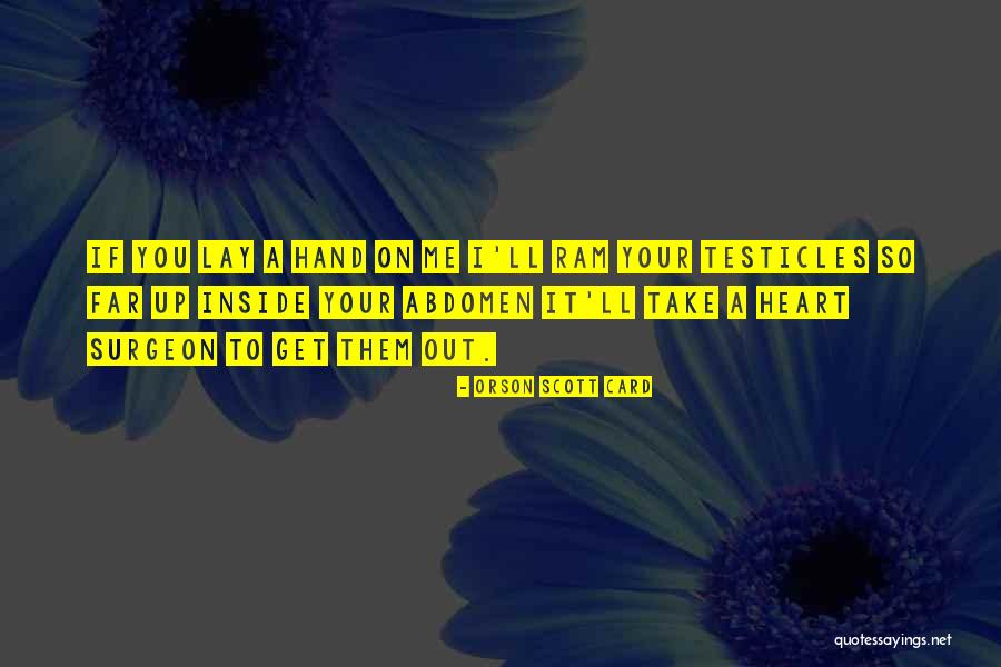 Abdomen Quotes By Orson Scott Card Abdomen Quotes By Orson Scott Card