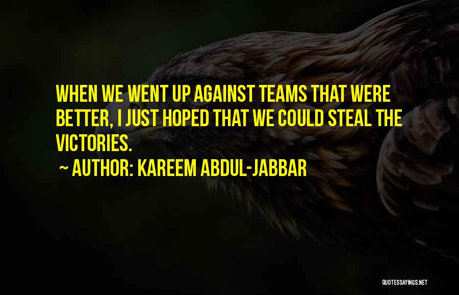 Abdul Kareem Jabbar Quotes By Kareem Abdul-Jabbar