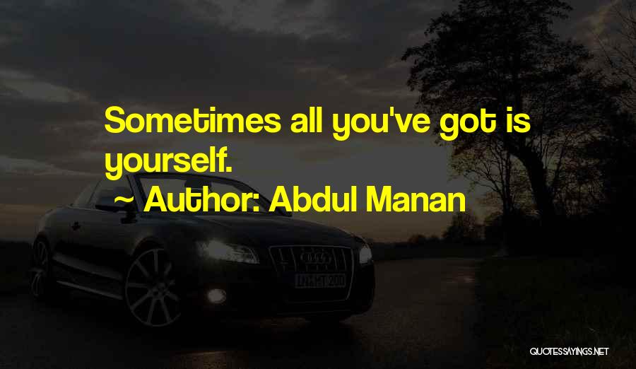 Abdul Manan Quotes 115178