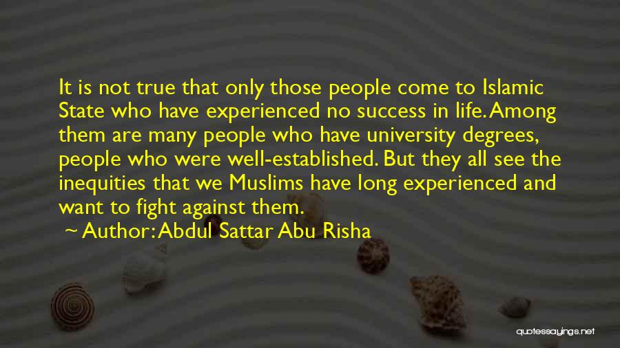 Abdul Sattar Abu Risha Quotes 130957