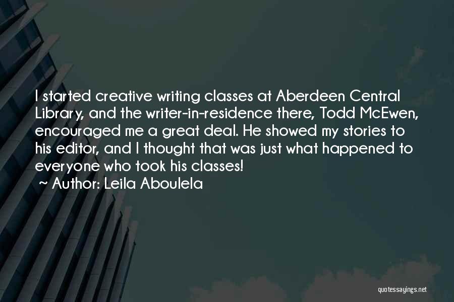 Aberdeen Quotes By Leila Aboulela