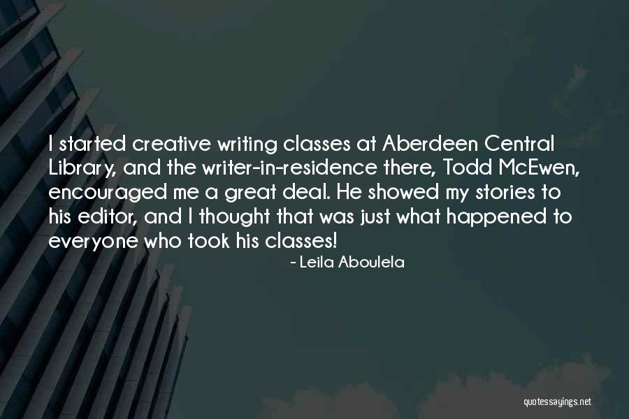 Aberdeen Quotes By Leila Aboulela