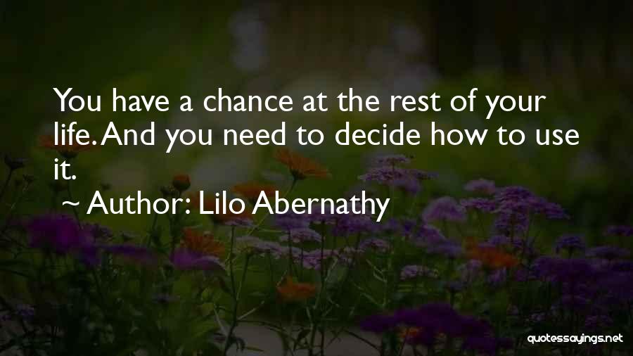 Abernathy Quotes By Lilo Abernathy