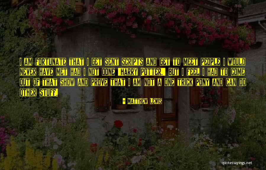 Abhinavsr Quotes By Matthew Lewis