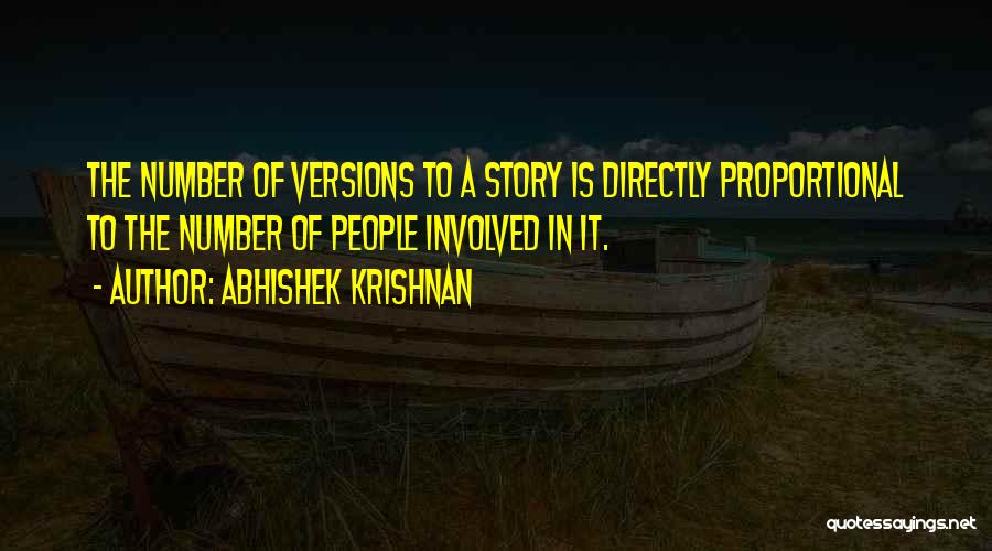Abhishek Krishnan Quotes 312012