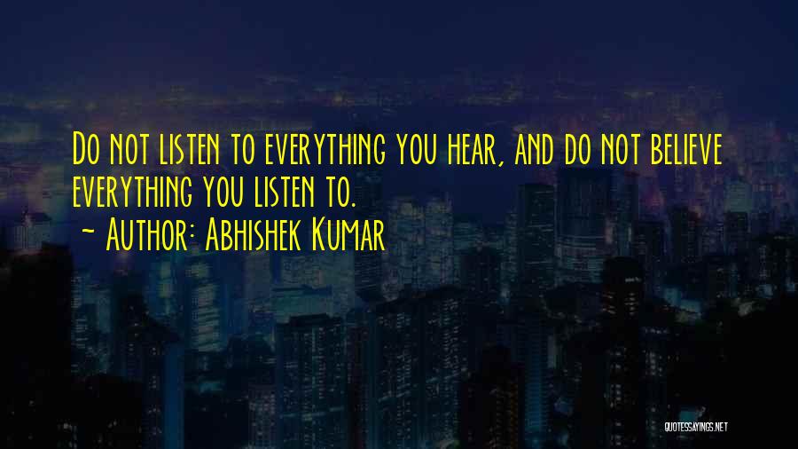 Abhishek Kumar Quotes 1718039