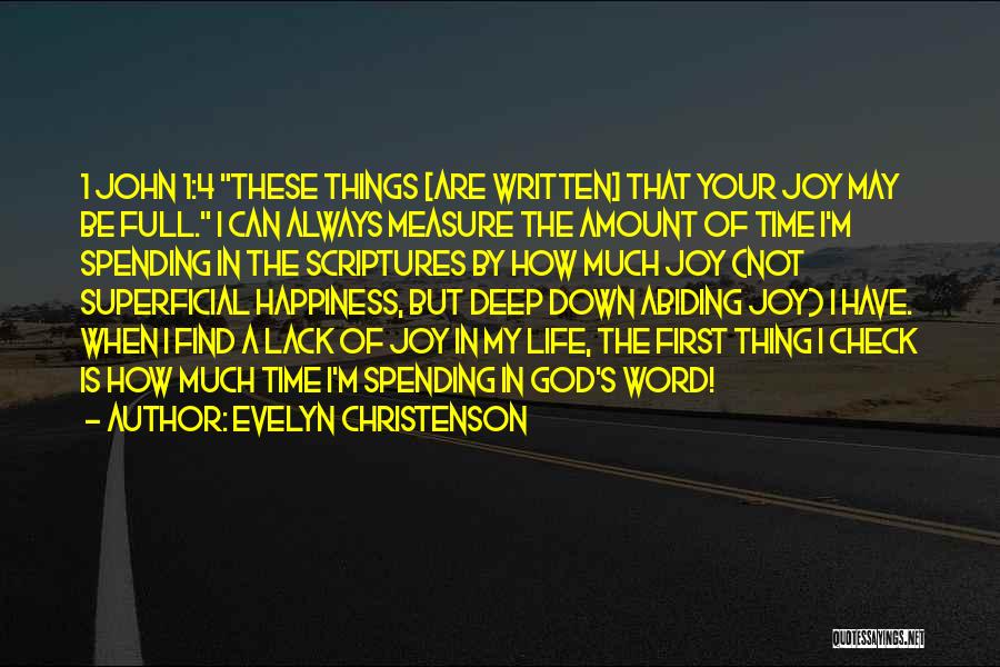 Abiding Quotes By Evelyn Christenson