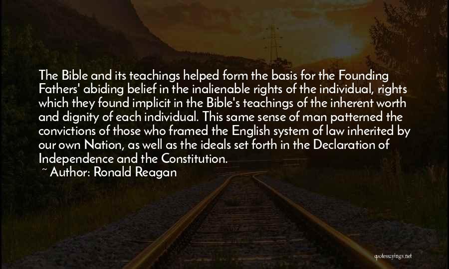 Abiding Quotes By Ronald Reagan