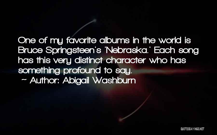 Abigail Washburn Quotes 677316