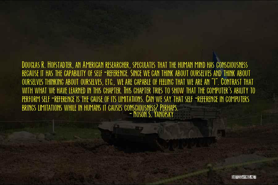 Ability And Capability Quotes By Noson S. Yanofsky Ability And Capability Quotes By Noson S. Yanofsky