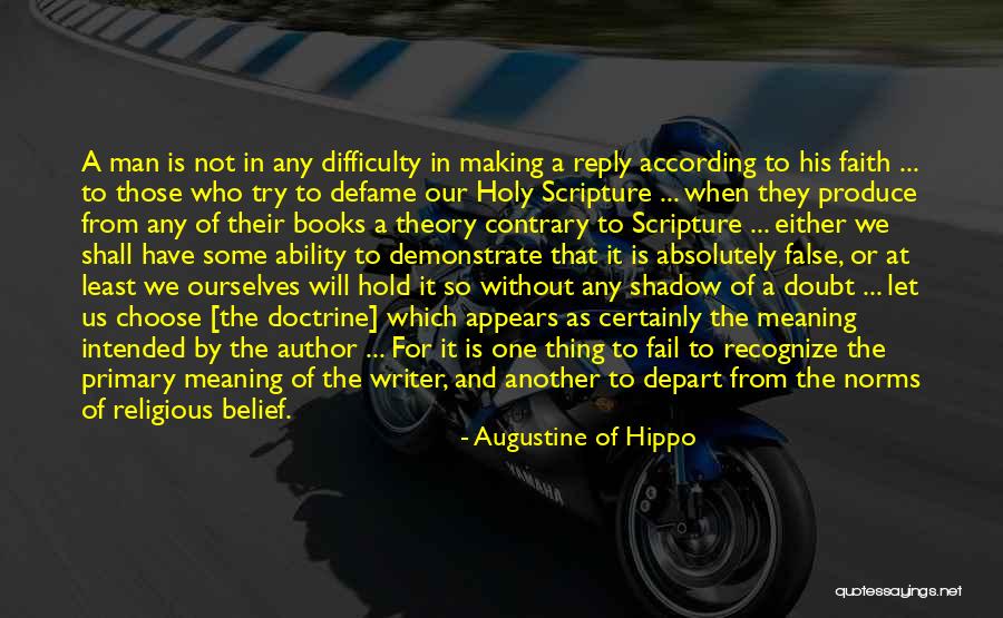 Ability Theory Quotes By Augustine Of Hippo Ability Theory Quotes By Augustine Of Hippo