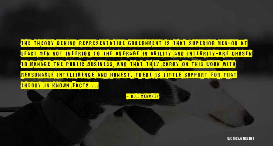 Ability Theory Quotes By H.L. Mencken Ability Theory Quotes By H.L. Mencken