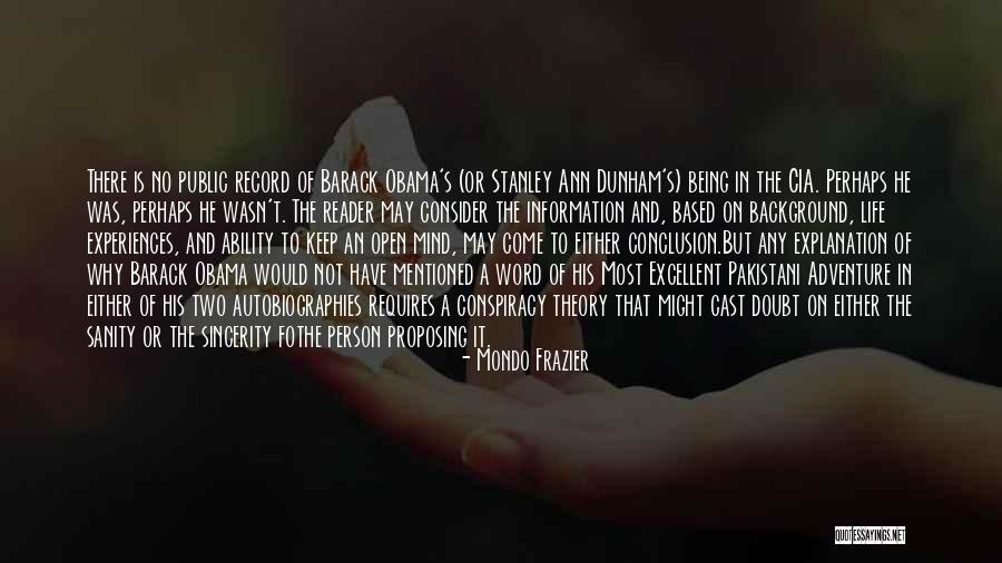 Ability Theory Quotes By Mondo Frazier Ability Theory Quotes By Mondo Frazier