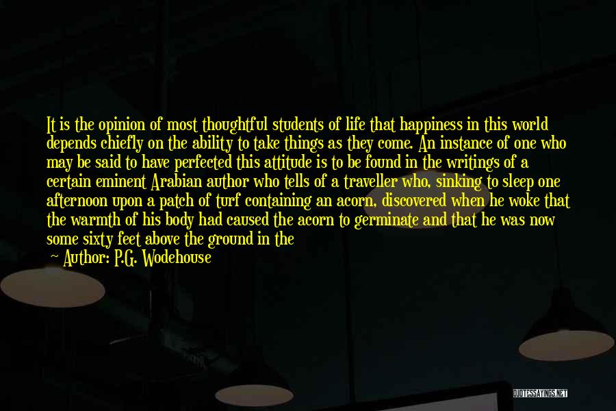 Ability To Adapt Quotes By P.G. Wodehouse