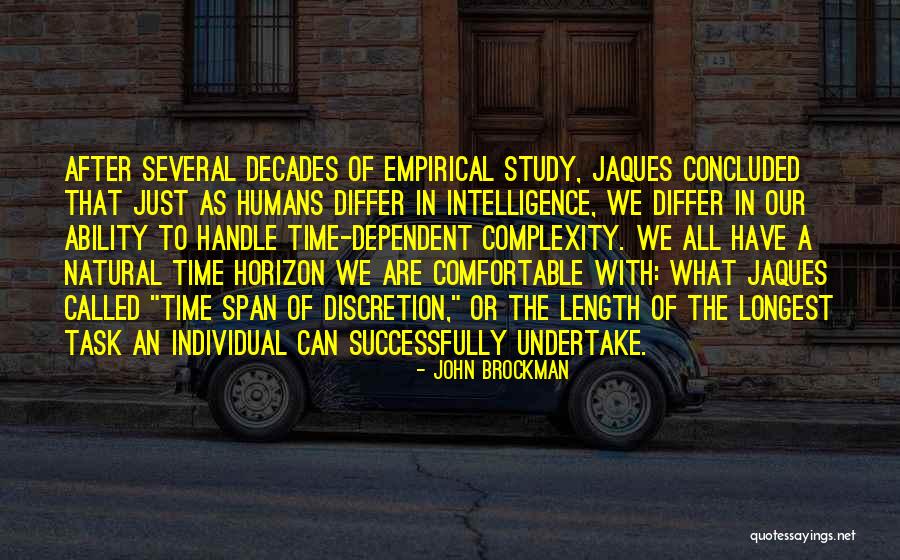 Ability To Handle Quotes By John Brockman Ability To Handle Quotes By John Brockman