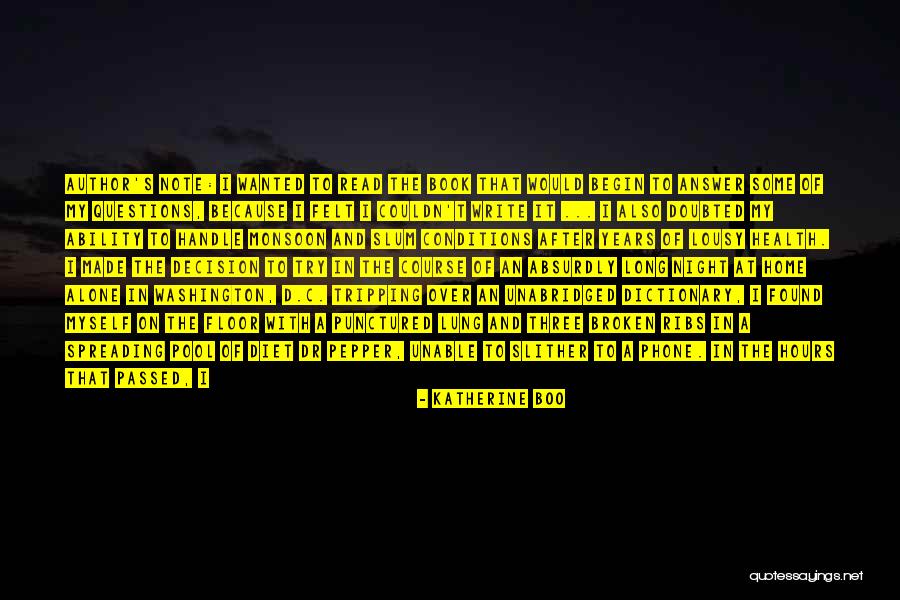 Ability To Handle Quotes By Katherine Boo Ability To Handle Quotes By Katherine Boo