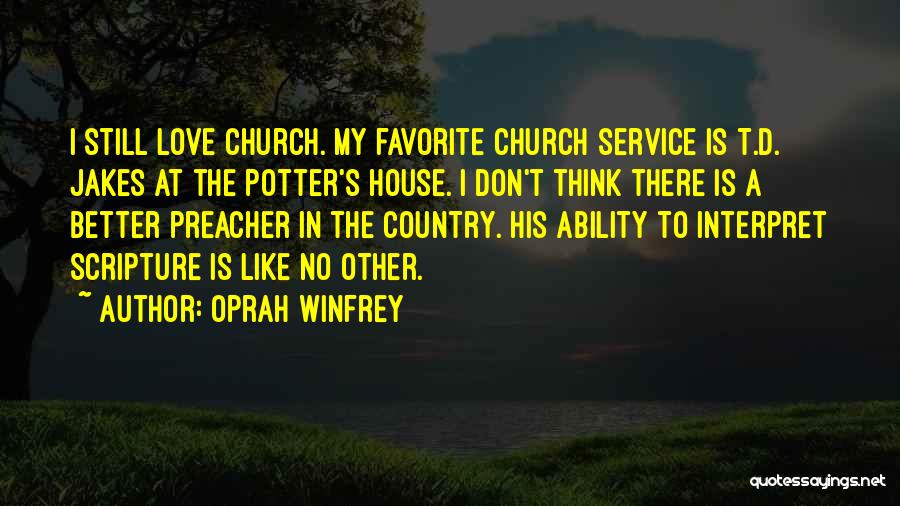 Ability To Love Quotes By Oprah Winfrey