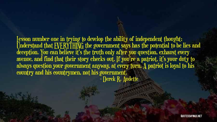 Ability To Understand Quotes By Derek R. Audette Ability To Understand Quotes By Derek R. Audette