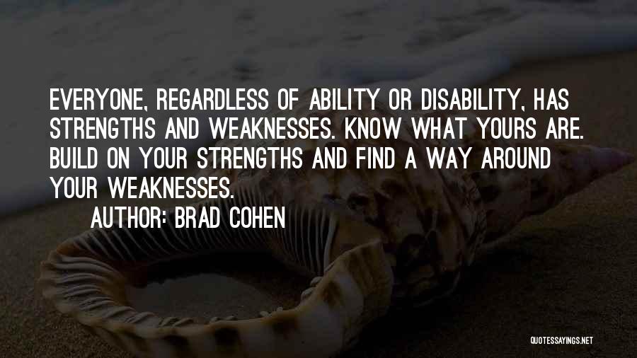 Ability Vs Disability Quotes By Brad Cohen