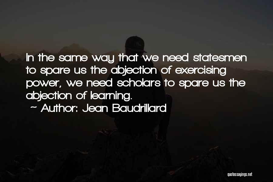Abjection Quotes By Jean Baudrillard