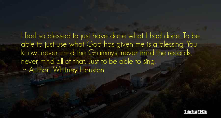 Able Quotes By Whitney Houston