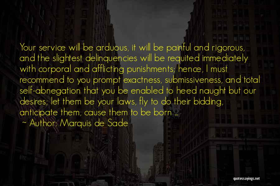 Abnegation Quotes By Marquis De Sade