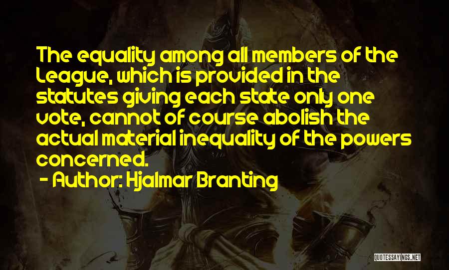 Abolish Quotes By Hjalmar Branting