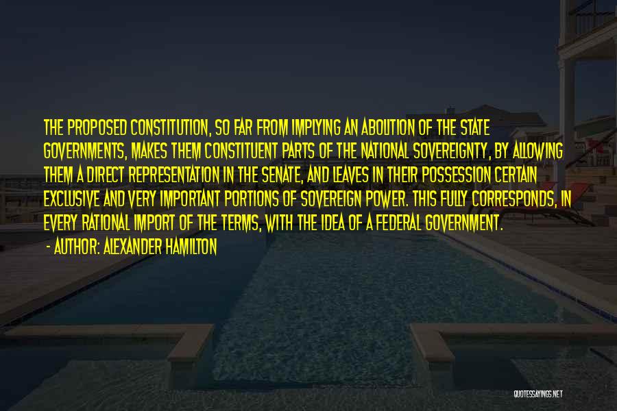 Abolition Quotes By Alexander Hamilton