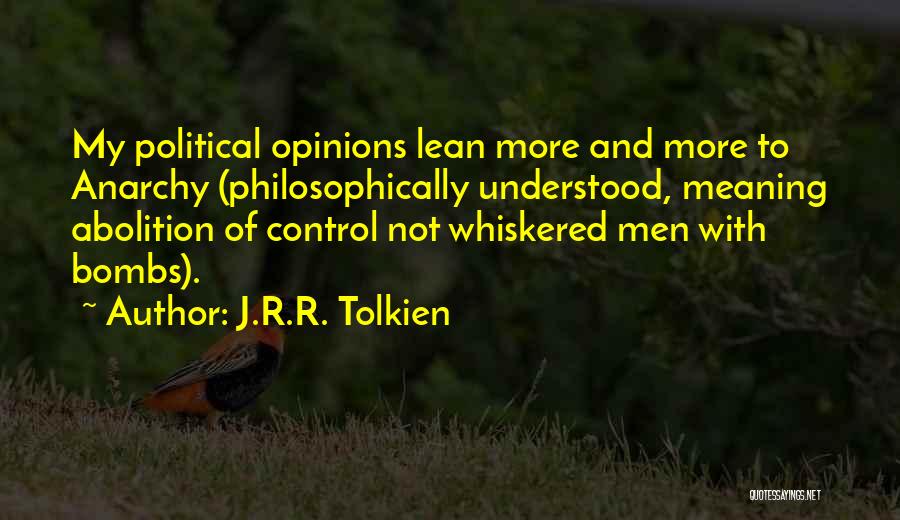 Abolition Quotes By J.R.R. Tolkien