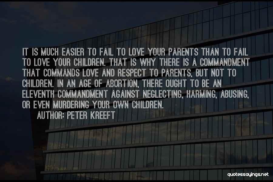 Abortion Against Quotes By Peter Kreeft