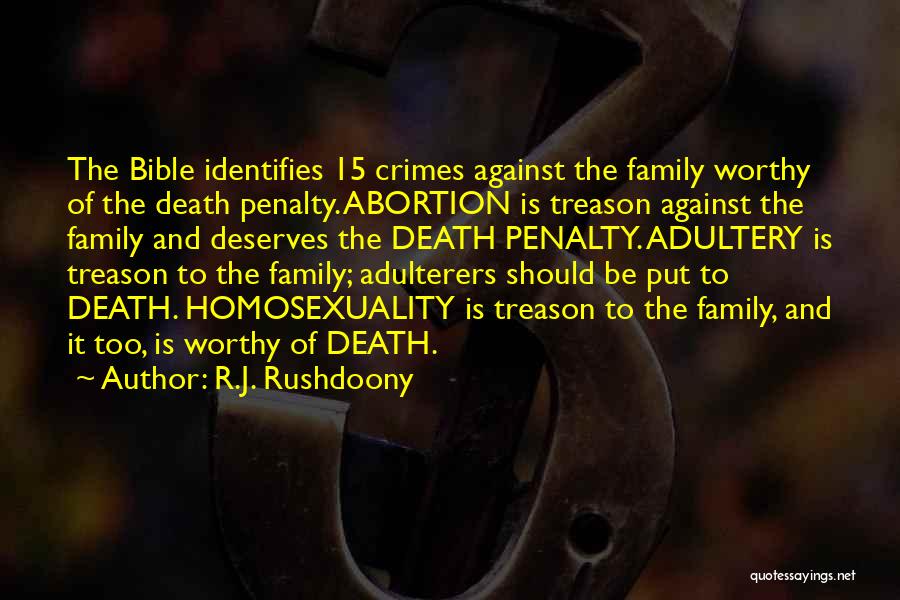 Abortion From The Bible Quotes By R.J. Rushdoony