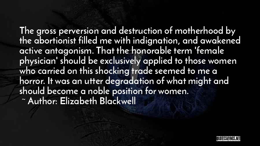 Abortion Quotes By Elizabeth Blackwell