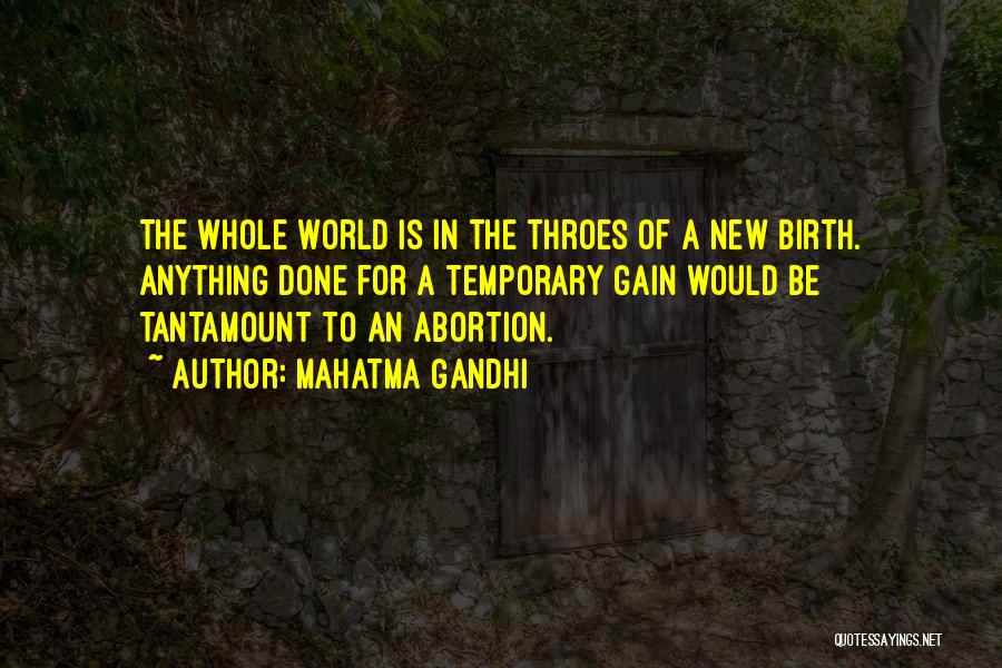 Abortion Quotes By Mahatma Gandhi