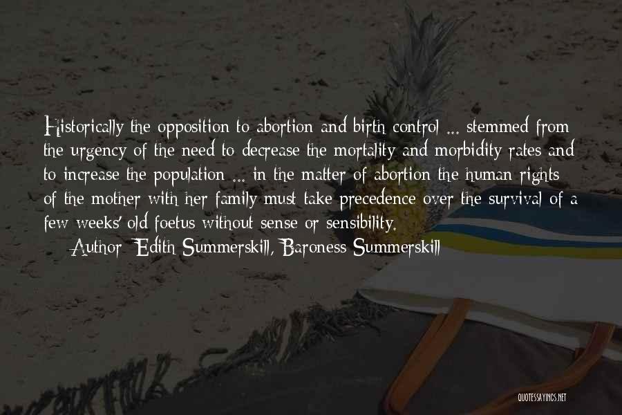 Abortion Rights Quotes By Edith Summerskill, Baroness Summerskill